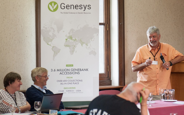 David Ellis of CIP spoke of the Genebank Platform's Use module on Day 1.